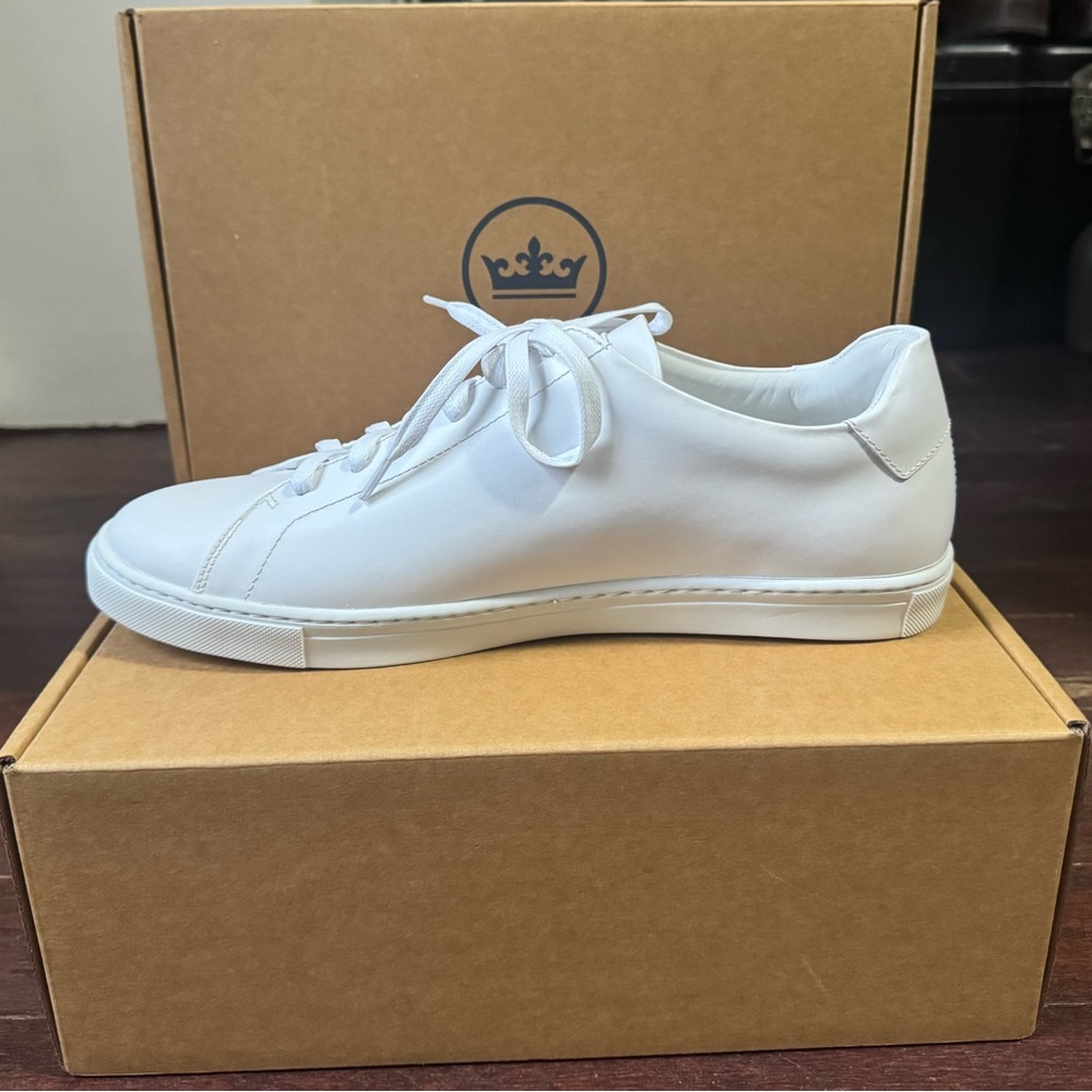 Peter Millar Classic White Sneakers
